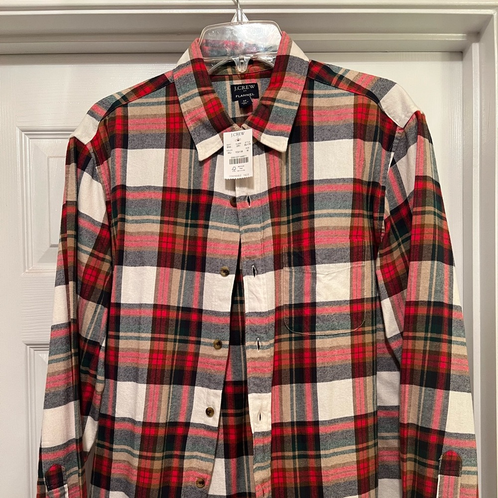 J.Crew Flannel NWT sz medium